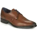 Fluchos for man. 9204 Alex Brown leather loafers (44), Flat, Laces, Casual