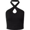 Urban Classics Rib Knit Crossed Neckholder Ermeløs Topp