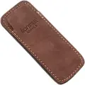 Lionsteel Vertical leather sheath with clip, brun