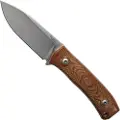 Lionsteel M4 Natural Canvas Micarta kniv