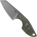 MKM Knives Mikro 2 nakkekniv, green canvas micarta