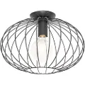 QAZQA Industriell taklampe svart - Margarita