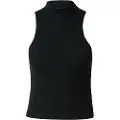 Urban Classics Short Rib Knit Turtleneck Ermeløs T-skjorte