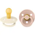 BIBS smokk 2-pakning 0-6m Elfenben/Blush