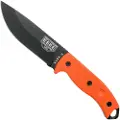 ESEE Model 5, orange G10, black kydex sheath