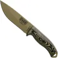 ESEE -5 3D G10, dark earth/coyote brown