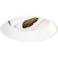 QAZQA Moderne innfelt spotlight hvit GU10 rund uten ramme - Oneon Honey