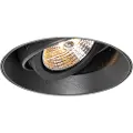 QAZQA Moderne nedfelt spotlight sort GU10 AR70 rund uten ramme - Oneon