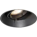 QAZQA Moderne innfelt spotlight sort GU10 rund trimless - Oneon