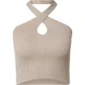 Urban Classics Rib Knit Crossed Neckholder Ermeløs Topp