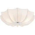 QAZQA Design taklampe hvit silke 52 cm 3-lys - Plu