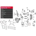 Leatt C-frame Pro Left Lower Skinneplate