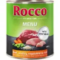 Rocco Meny 6 x 800 g - Storfekjøtt & fjærkre med ris og grønnsaker