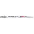 Bosch Expert Hardwood 2-side clean T308 BF - Sagblad - for kartong, løvtre - 3 deler - lengde: 117 mm