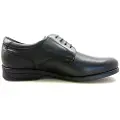 Fluchos for man. 8904_MASA_NEGR Maitre black leather shoes (43), Flat, Laces, Casual