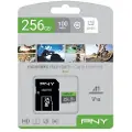 PNY Microsd 256gb Class 10 Minnekort Med Adapter