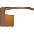 QAZQA Moderne utendørs vegglampe rustbrun inkl. LED IP54 - Esmee