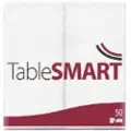 TableSmart Serviet TableSMART airlaid 40x40 cm 1/8 fold Hvid,12 pk x 50 stk/krt