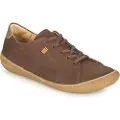 El naturalista unisex. 257701112005_012 Leather sneakers N5770 Pleasant brown (46), Flat, Zip, Casual