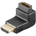 Goobay Tecline HDMI M - HDMI F, HDMI, HDMI, Sort