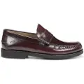 Fluchos for man. F0047_FLCK_BURD Stamford burgundy leather shoes (39), Casual, Maroon
