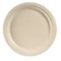 Multi Tallerken rund Ø26cm Bagasse FF natur brun,10 ps x 50 stk/krt
