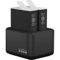 GoPro Dual - USB-batterilader - enduro + batteri 2 x - Li-Ion - 1720 mAh - 2 x batterier lader - 2 utgangskontakter (batterikobler)