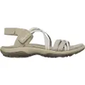 SKECHERS for woman. 163112 Beige Reggae Slim Sandals (36), Flat, Velcro, Casual