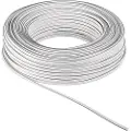 Goobay 67749, Kobberkledd aluminium (CCA), 50 m, Hvit