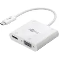 Goobay USB-C multiport-adapter til HDMI, VGA, Power Delivery, 100 W