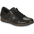 Fluchos for man. F1280 Leather shoes Daniel F1280 Habana black (44), Flat, 1 to 3 cm, Laces, Casual, Havana