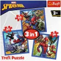 Trefl Puzzle - Spider-man - Spider Force (3in1) Gulv