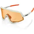 100% 100 % briller 100 % GLENDALE Soft Tact Oxyfire White - Persimmon-linse (oransje glass) (NY 2021)
