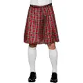 GoDan S.A Boland 81224, Fancy kjole skjørt, Voksen, Hankjønn, Polyester, Rød, 316 g