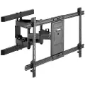 Goobay 49746, 109,2 cm (43), 2,54 m (100), 300 x 200 mm, 800 x 400 mm, Stål, Sort