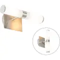 QAZQA Moderne baderomsplett stål IP44 2-lys - Bath
