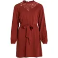 Vila Suvita Lace Langarmet Kort Kjole