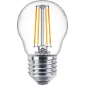 Philips MASTER Value LED Krone Dæmpbar 3,4W (40W) E27 P45 927 Klar Glas