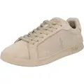 Ralph Lauren for man. 809877601001 Heritage Court II Leather Sneakers beige (43), Flat, Laces, Casual