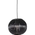 QAZQA Moderne pendellampe sort 30 cm - Zoë