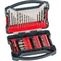 Kwb 109104, 41 stykker, Philips, Pozidriv, Torx, PH 1, PH 2, PH 3, PZ 1, PZ 2, PZ 3, T10, T15, T20, T25, T27, T30, Stål