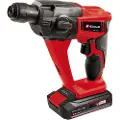 Einhell TE-HD 18 Li (1x2.5 Ah), SDS Plus, Sort, Rød, 1,2 cm, 1100 RPM, 1,2 J, 5700 IPM