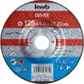 Kwb CUT-FIX, Slipeskive, Metall, 2,2 cm, 12,5 cm, 6 mm, 80 m/s