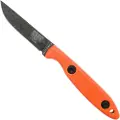 ESEE Camp Lore Orange G10 kniv, black stonewash