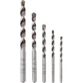 Irwin 10501938, Drill, Drill bit set, Lettbetong, Marmor, Blad metall, Tre, Sylindrisk Skaft, 5 stykker