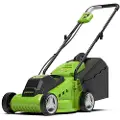 Greenworks 2516107, Gressklipper som man spaserer bak, 520 m², 33 cm, 2,5 cm, 7,5 cm, 260 m²