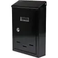 VOREL LETTERBOX 300 x 210 x 65 mm SVART 78540