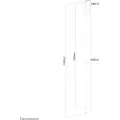 NeoMounts NS-EP100 - Monteringskomponent (forlengelsesstang) - for LCD-skjerm - svart - takmonterbar - for P/N: FPMA-C340BLACK, NM-C440BLACK, NM-C440DBLACK