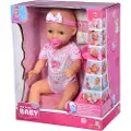 Smoby Interaktiv jentedukke, Lys, 43 cm, New Born Baby
