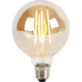 LUEDD E27 3-trinns dimmbar LED-pære G95 røykfarget glass 5W 380lm 2200K